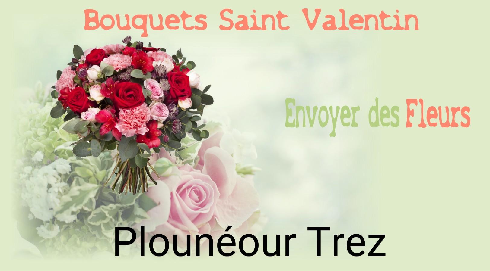 Roses de Saint-Valentin livrées à Plounéour-Trez